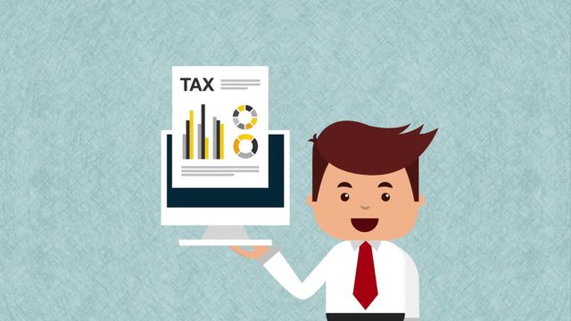 tax time, video animation