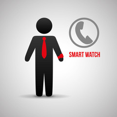 Smart device design. Gadget icon. Isolated illustration , vector