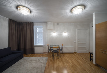 Interior of living room.