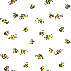 honey and Bee vector