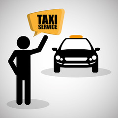 Obraz premium Taxi design. Transportation icon. Isolated illustration