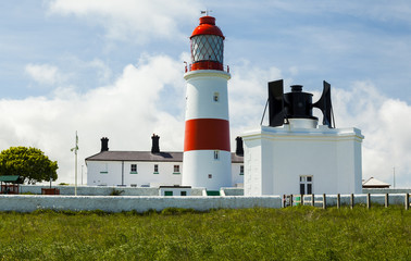 Fototapeta na wymiar Souter Lighthouse, Marsden, South Tyneside. Engalnd. Uk,