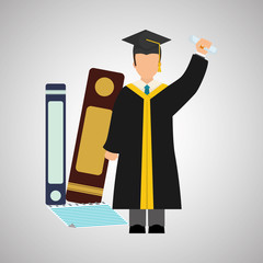 Education design. learning icon. isolated illustration , vector