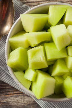 Green Organic Honeydew Melon