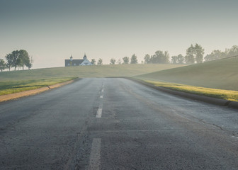 Foggy Road at Keeneland