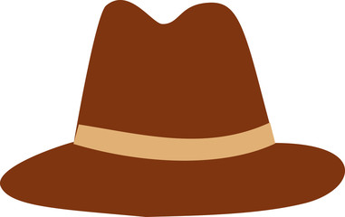 Brown hat