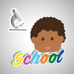 Education design. school icon. isolated illustration , vector
