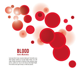 Blood design. abstract icon. Colorful illustration