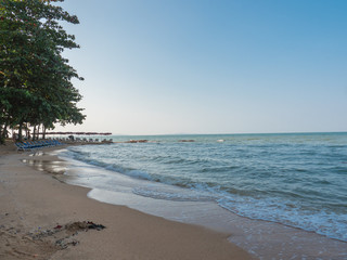 Chair on Pattaya beach