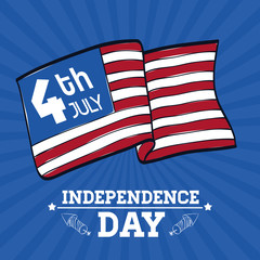Independence day. Usa icon. Celebration concept , vector
