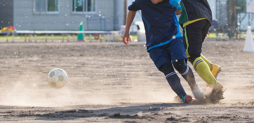 サッカー　フットボール © makieni