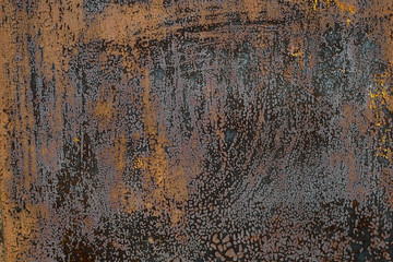 Rusty grunge metal street texture photo set.