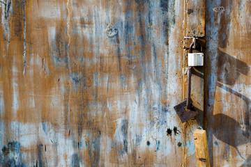 Rusty grunge metal street texture photo set.