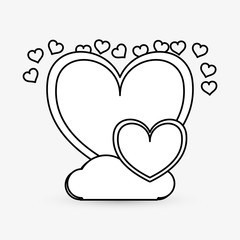 Love design. romantic icon. Colorful illustration, vector