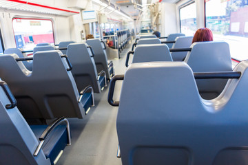 Naklejka premium Light rail train