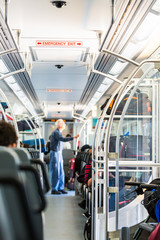 Fototapeta premium Commuter train