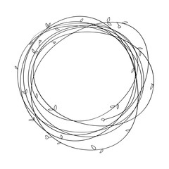 Vintage decorative wreath