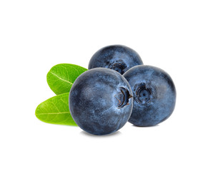 blueberry isolated on the white background
