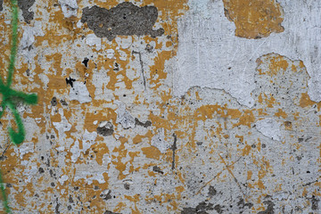 Grunge wall of the old house. Textured background