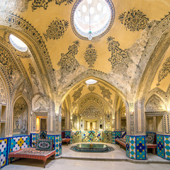 Fototapeta na wymiar Sultan Amir Ahmad historic bath, Kashan, Iran..