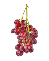 red grape isolated on white