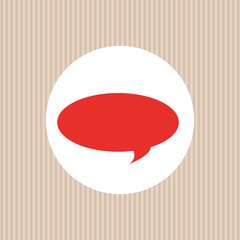 Communication design. bubble icon. Colorful design