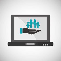 Communication design. bubble icon. Colorful design , vector