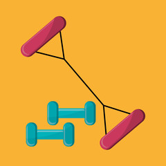 Healthy lifestyle design. Bodycare icon. Colorful illustration , vector