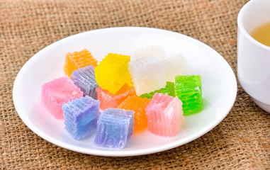 Colorful sweet candies