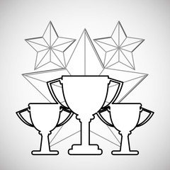 Champion design. winner icon. Colorful illustration , vector