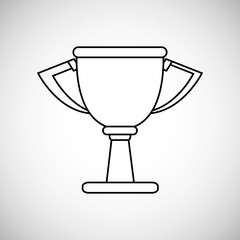 Champion design. winner icon. Colorful illustration , vector