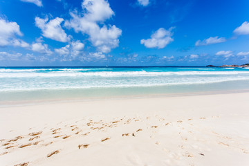 Fototapeta premium plage de Grand Anse, la Digue, Seychelles 