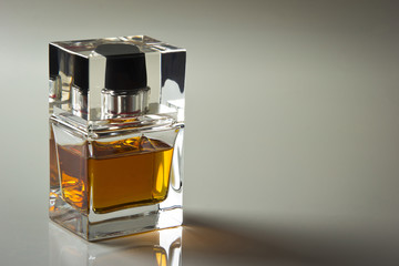 beautiful is square with women's perfume bottle