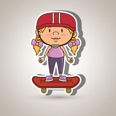skaters children design 