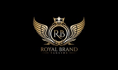 Royal Brand Logo - obrazy, fototapety, plakaty