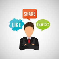 businesspeople avatar design 