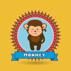 cute monkey design 