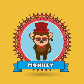 cute monkey design 