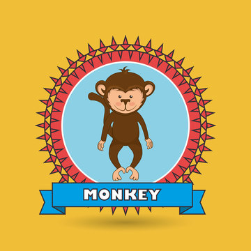 cute monkey design 