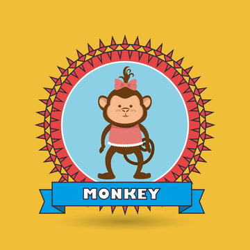 cute monkey design 