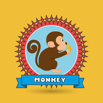 cute monkey design 