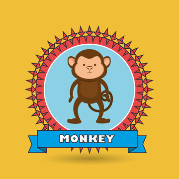 cute monkey design 