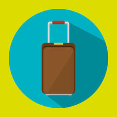 suitcase icon design 