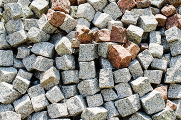 Stone background of gray stone.