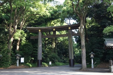 明治神宮の鳥居