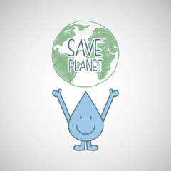 save the planet  design 