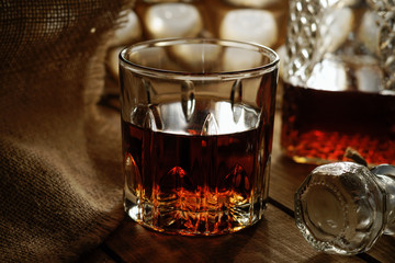 Glass of whiskey