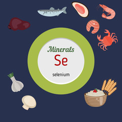 Minerals Se infographic