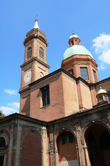 Fototapeta na wymiar View to Church Santi Bartolomeo and Gaetano in Bologna, Italy