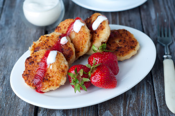 Cottage cheese pancakes